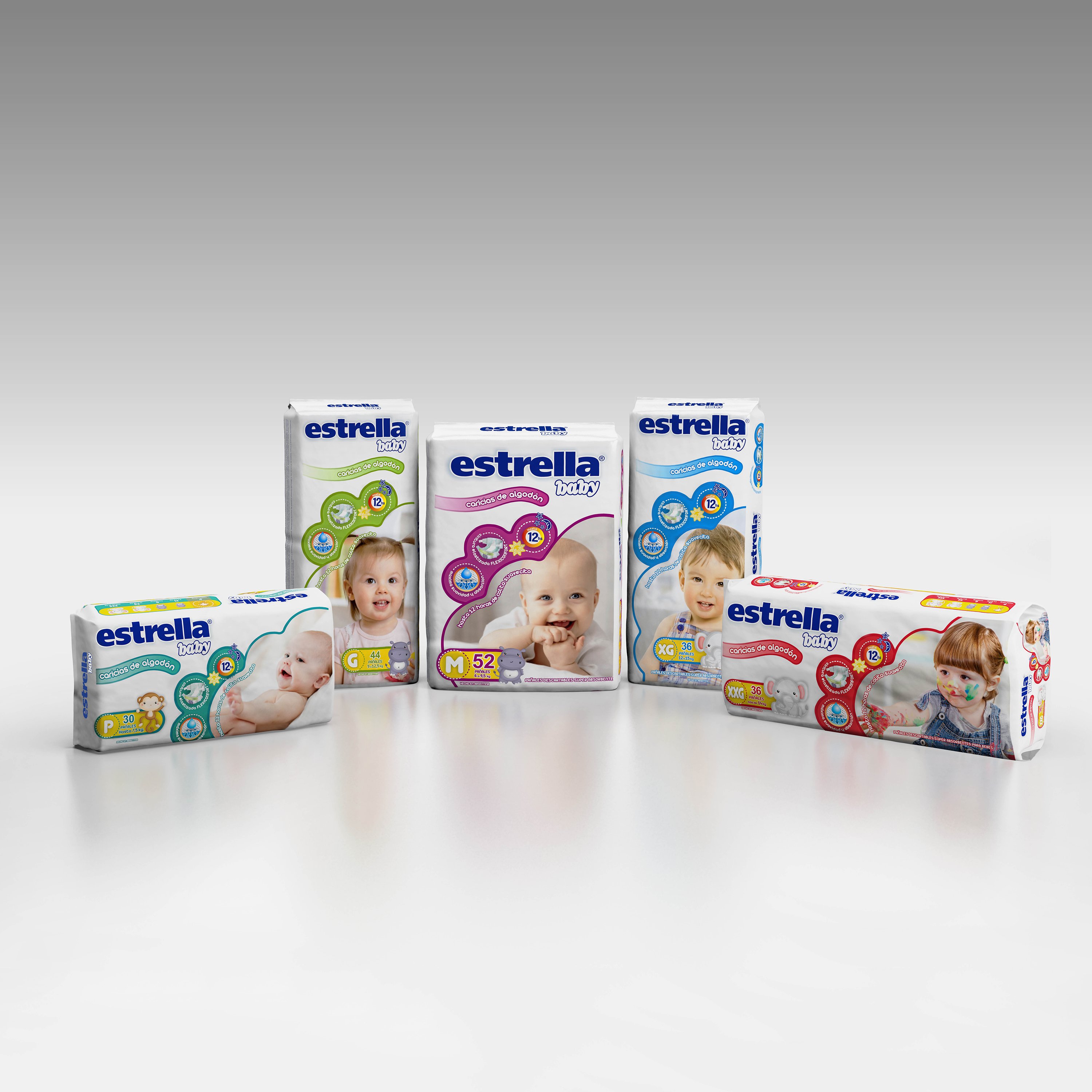 Algodon Estrella  Línea de productos para el cuidado del bebé y